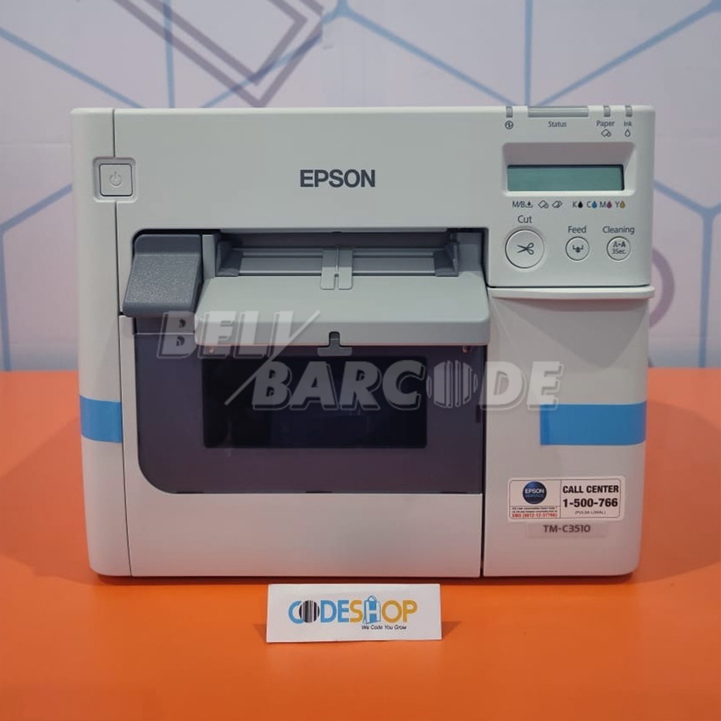 Printer Barcode Epson TM-C3510 Cetak Label Warna Volume Industrial USB + LAN