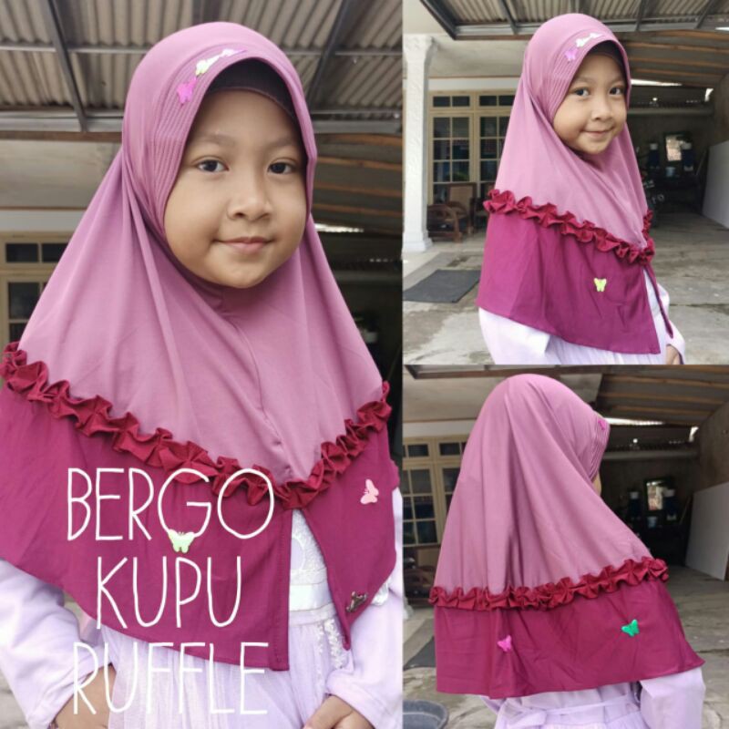 BERGO ANAK/BERGO MURAH/BERGO KUPU/HIJAB ANAK MURAH/HIJAB ANAK SD