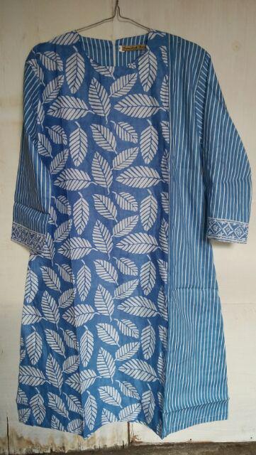 Terlaris Serut Genes Jelita Tunic Navbor Yelbor Whitbor Creambor Tunik Batik Modern Hrb030 Dolbi Dob