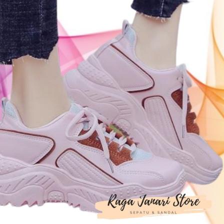 Menarik.. RJS - Sepatu Wanita Sneakers Korea Import Casual Shoes Korean Style K09 | Sepatu Wanita Te
