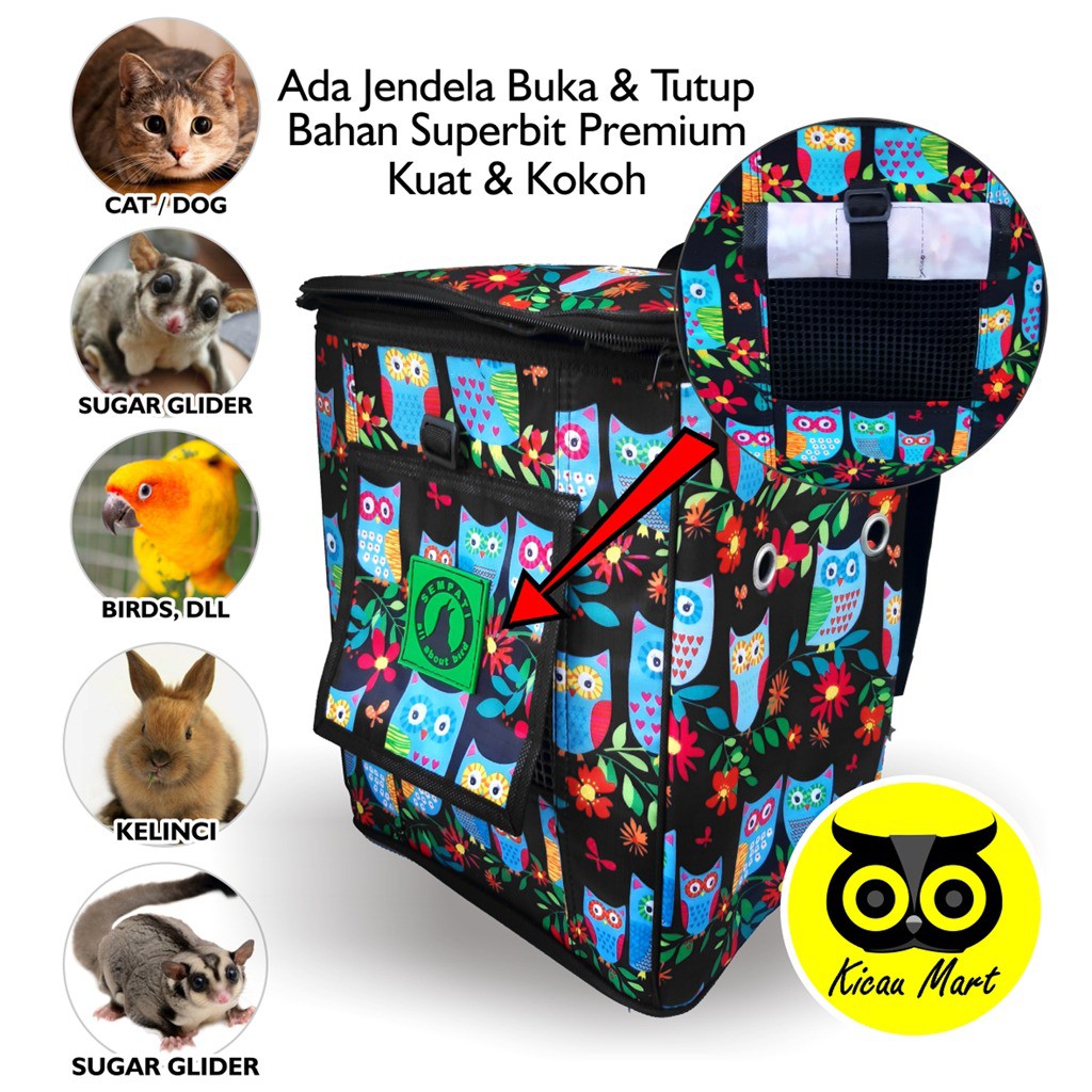 TAS KUCING RANSEL PET CARGO DENGAN JENDELA MEREK SEMPATI TAS HEWAN TRAVEL GENDONG BAWA ANJING TSTTP