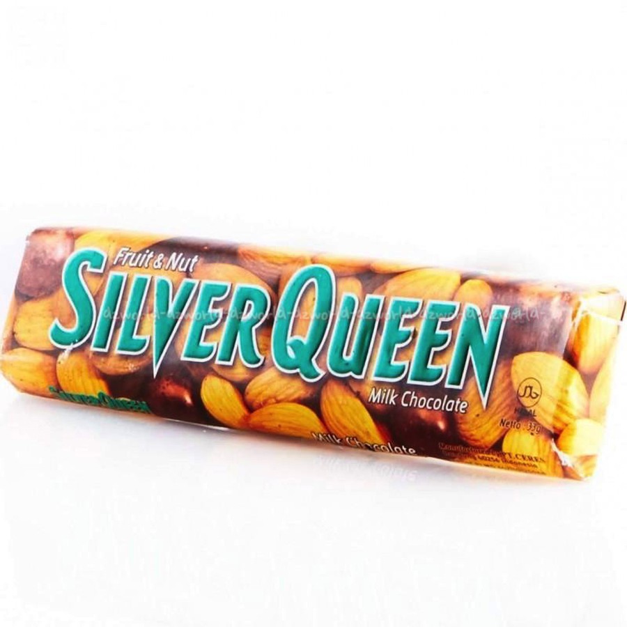 Silver Queen Fruit &amp; Nut Coklat Silverqueen Coklet Cokelat Kacang 60gr