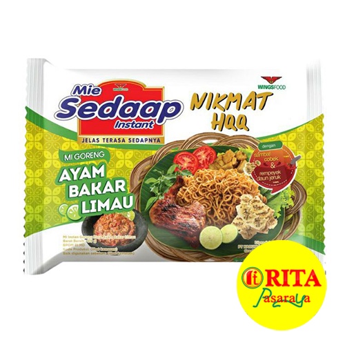 

Sedaap Mie Instan Rasa Ayam Bakar Limau 89 Gr