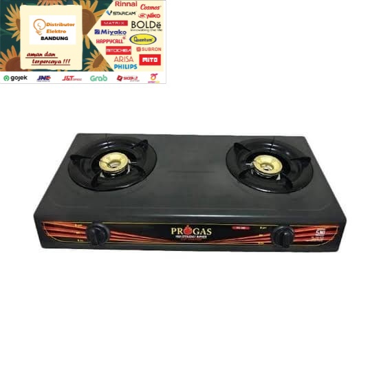 KOMPOR PROGAS 2 TUNGKU TEFLON 269TF