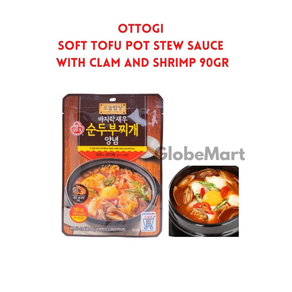 

Ottogi Soft Tofu Pot Stew Sauce With Clam & Shrimp 90gr