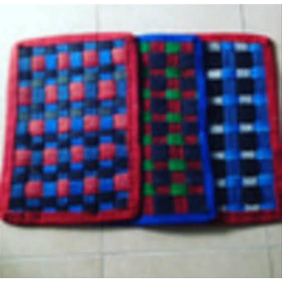 Keset anyam motif Catur Grosir MURAH RAPIH BAGUS, BISA COD