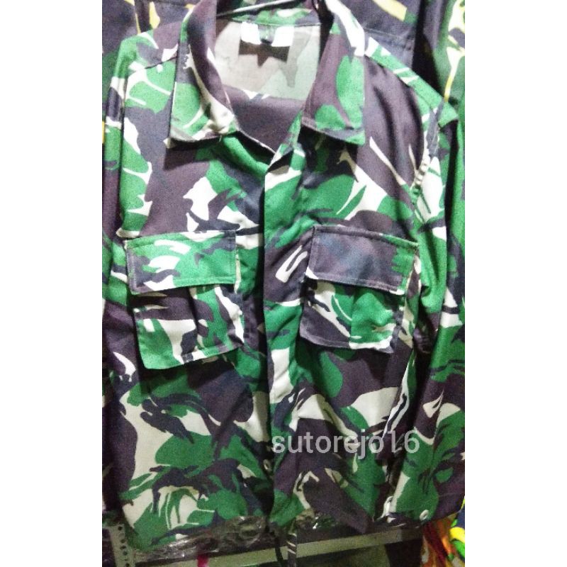 seragam pdl tni malvinas 888 bahan velbet veldbed kt. 262 pelbet anti air asli jatah original