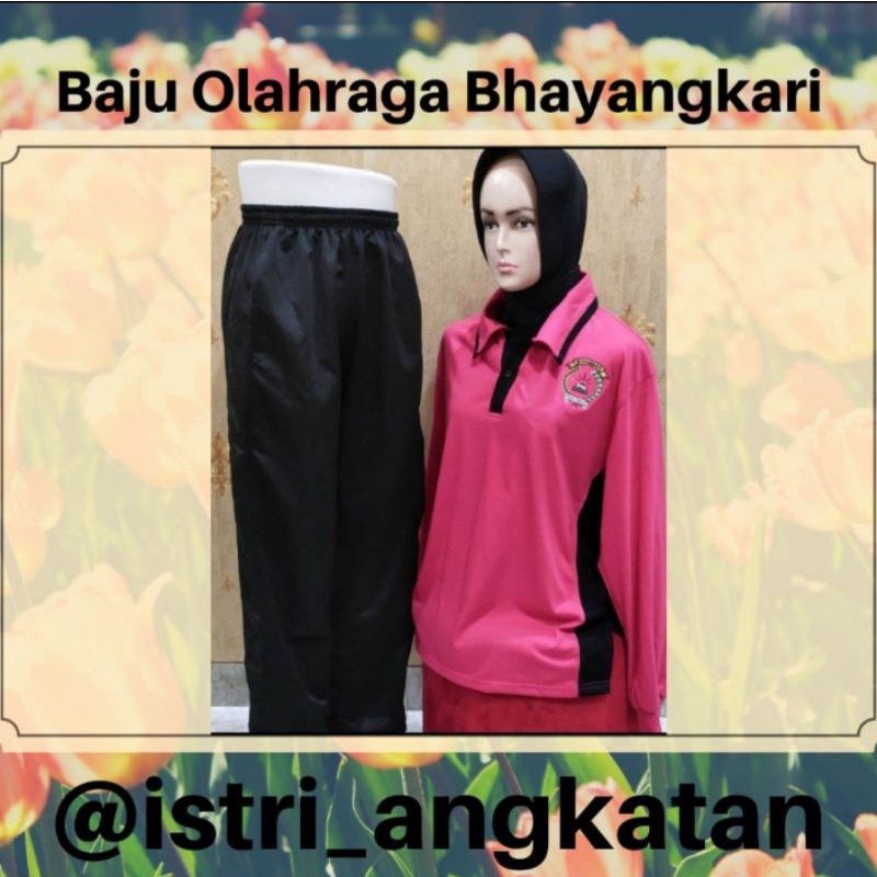 Baju Olahraga Bhayangkari Ukuran XXXL,bhnkatun, logobordir