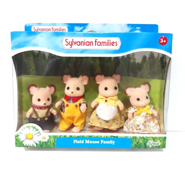 Sylvanian Field Mouse Family