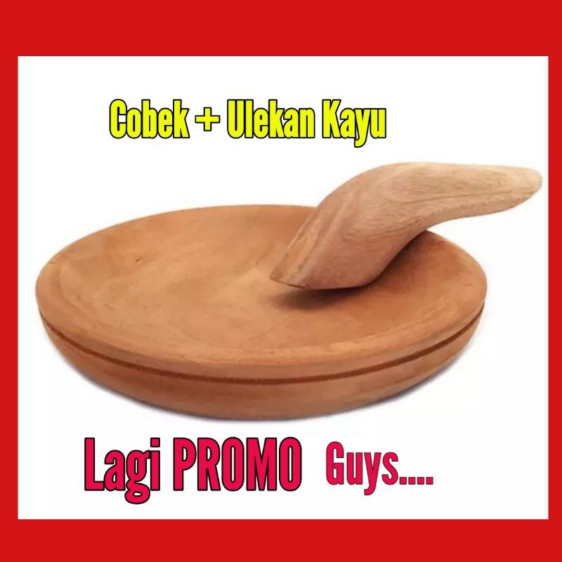 Cobek Kayu + Munthu / Ulekan