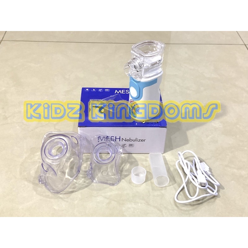 Portable Mesh Nebulizer Alat Uap Penafasan Asma Inhalasi