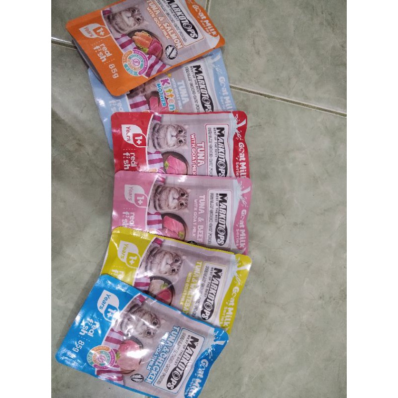 MARKOTOPS SACHET WITH GOAT MILK 85G ALL VARIAN