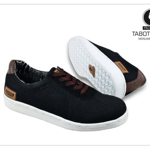 SEPATU CASUAL PRIA SNEAKER PRODIGO TABOT BLACK RAJINSTORE x PRODIGO FOOTWEAR ORIGINAL SEPATU KASUAL 