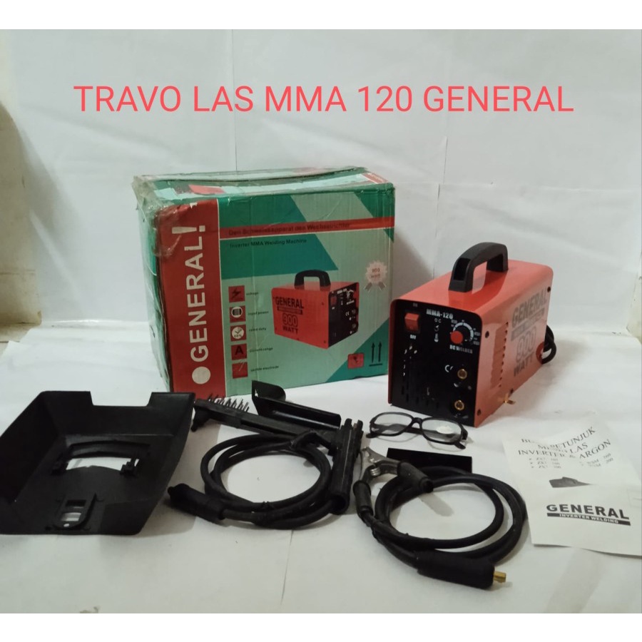 New Travo Las General Travo Las Mesin Las Inverter 900 Watt MMA120 MMA 120 Trafo Las