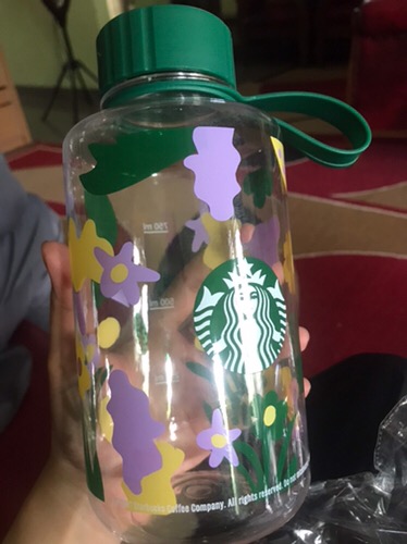 Starbucks Kreaby 1l / Botol Minum Starbucks / Reusable Bottle Starbucks