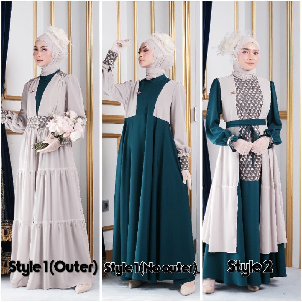 LADY DHARA ZULAIKHA BY ADEN HIJAB STYLE 2 READY JUNI 2022