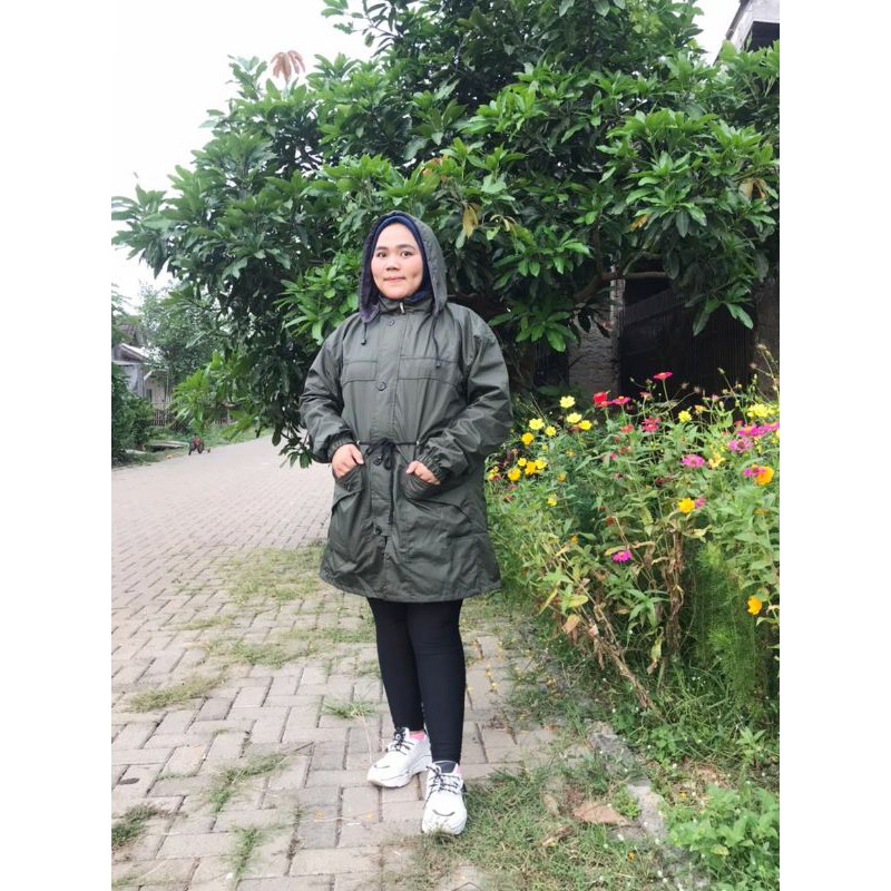 ANAPHA Jaket cewe bigsize Jaket parka 5xl Jaket parka Jumbo Jaket syari jumbo Jaket Hijab Jaket cewe