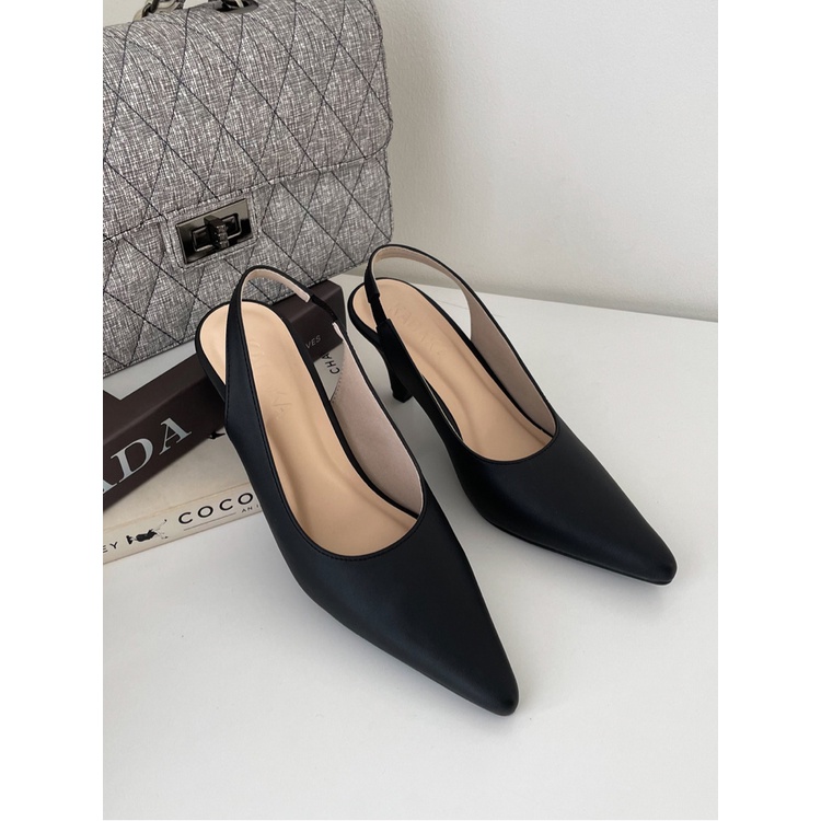 H-0103 Heels Sepatu Hak Wanita Sling Back Stiletto 7cm