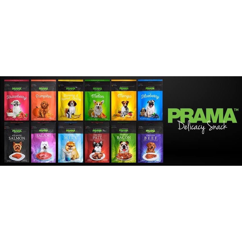 Prama Dog Treat 70 gr - Snack Anjing Best Seller - Dog Food Dog Snack - Cemilan Kesukaan Anjing