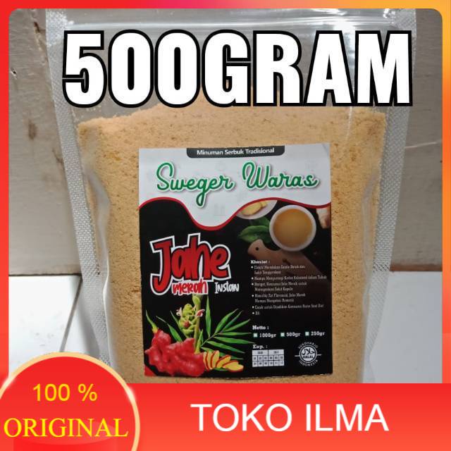 

Jahe Merah instant Asli Bubuk | Ginger Segar Kering Serbuk Manis 250gr, 500gr, 1000gr ORIGINAL