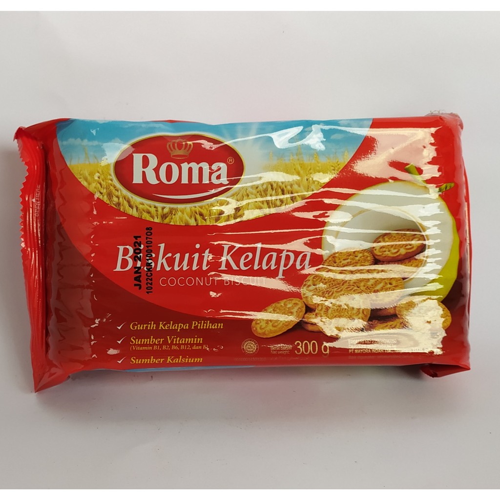 

Biscuit Roma Kelapa Coconut Biscuit 300g