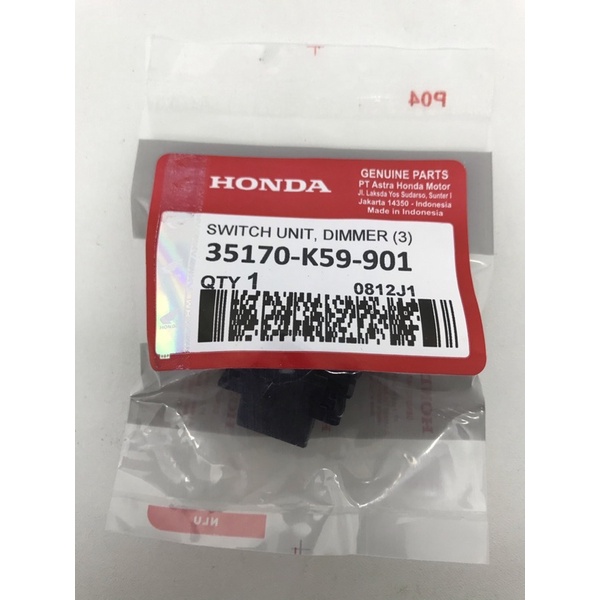 Tombol dim 3 Fungsi Vario 150 125 110 Led K59