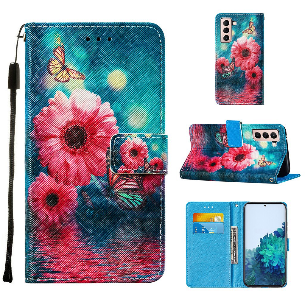 OPPO Flip Case Dompet Kulit Magnetik Cover Samsung Galaxy