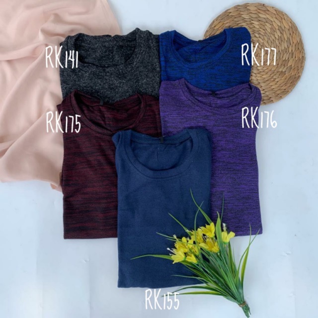  Kaos  rajut  knit lengan  panjang  Shopee Indonesia