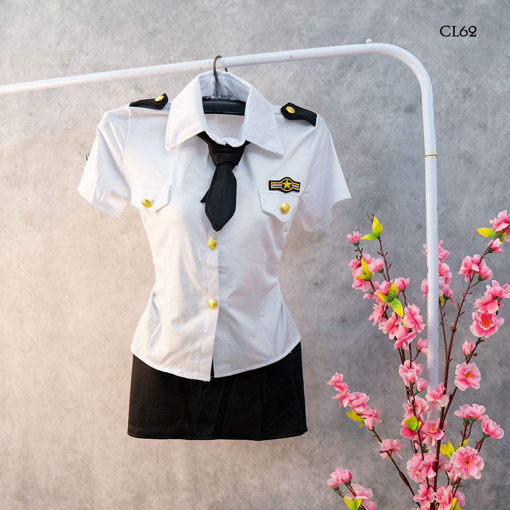 [SIAP KIRIM] SEXY COSTUME LINGERIE POLICE UNIFORM KOSTUM POLISI WANITA CL62