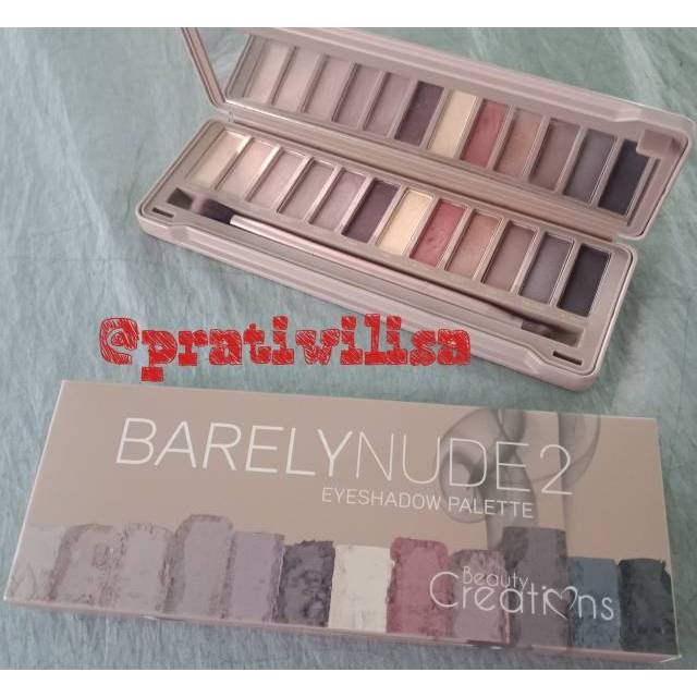 PRELOVED TOO COOL FOR SCHOOL COUNTOUR PALLETTE dan BEAUTY CREATION BARELY NUDE EYESHADOW PALLETTE