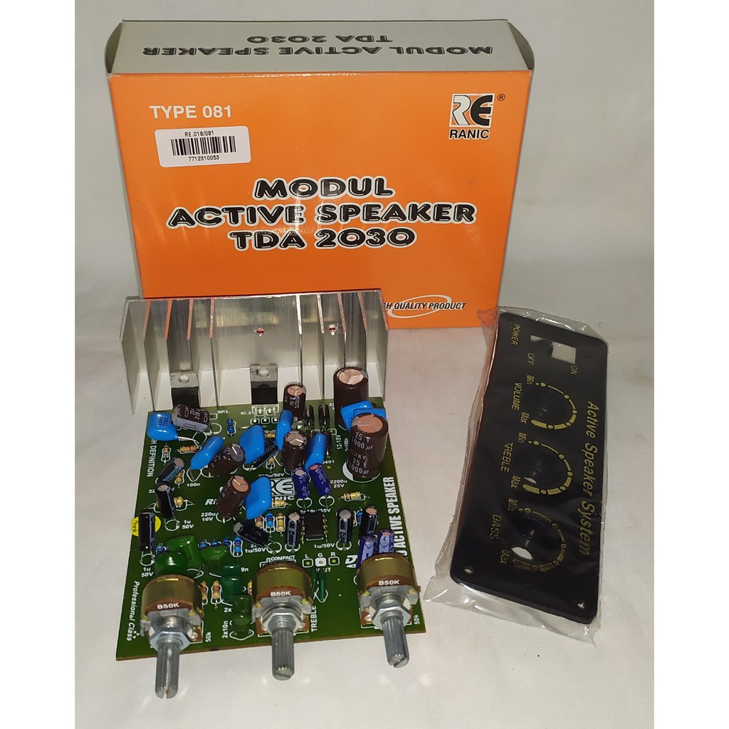 Kit Ranic Kit Power Active Speaker Stereo TDA 2030 Kit Power Active Speaker-RE.018/081