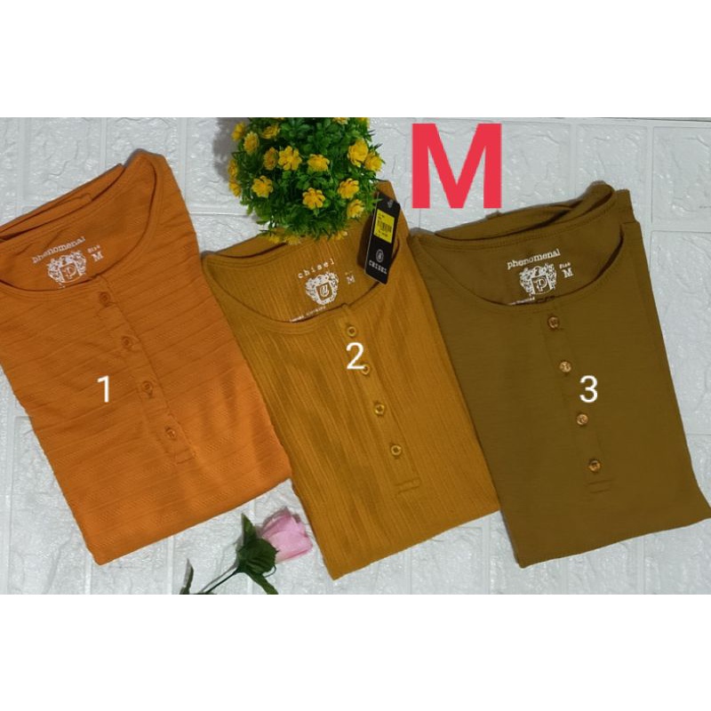 PHENOMENAL/Chisel kancing aktif lengan panjang BUSUI size S.M