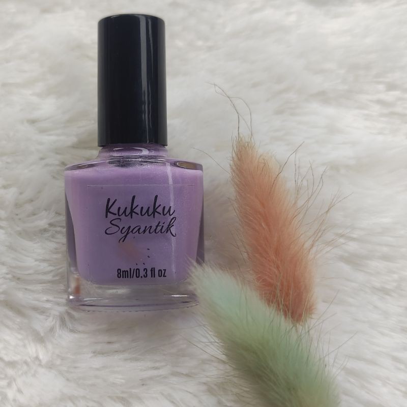 KUTEK KUKU WARNA LILAC KUKUKU SYANTIK