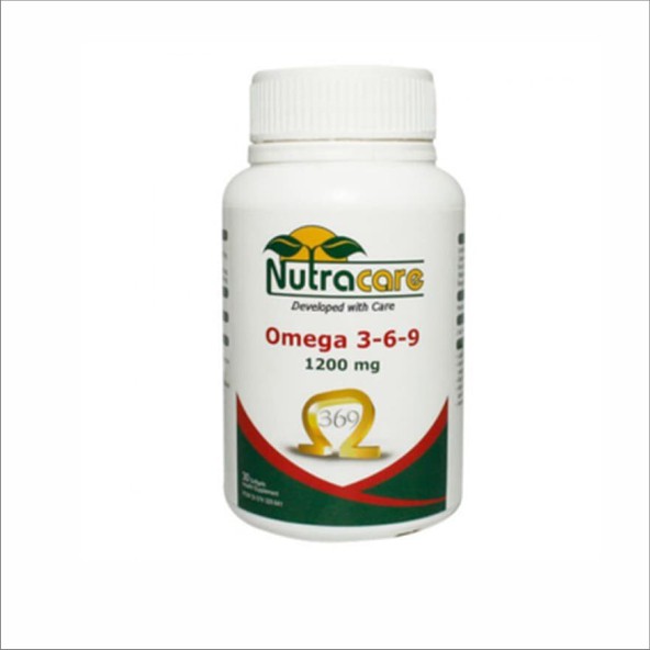 NUTRACARE OMEGA 3-6-9 ISI 30 CAPS 1200MG