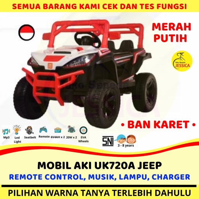Mobil Aki Remote Control Jeep Unikid Uk720 Uk 720 Bisa Ayun
