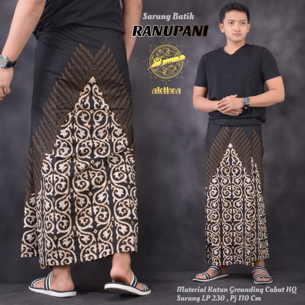 RANUPANI Sarung Batik Pria Alethea