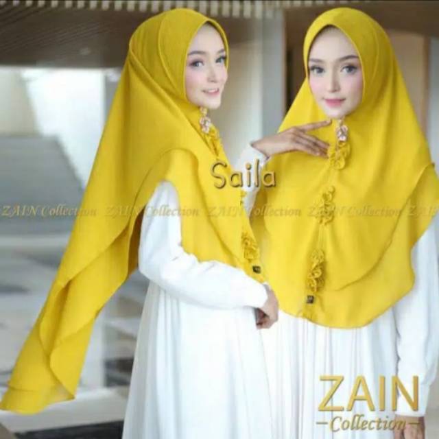 Hijab khimar saila by zain ori termurah