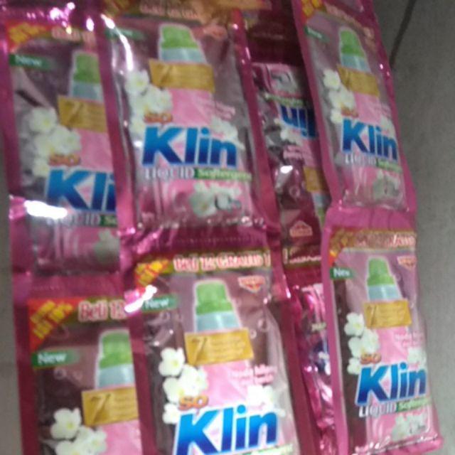 Soklin Liquid Deterjen Cair 24ml Isi 26pcs 1 Wadah