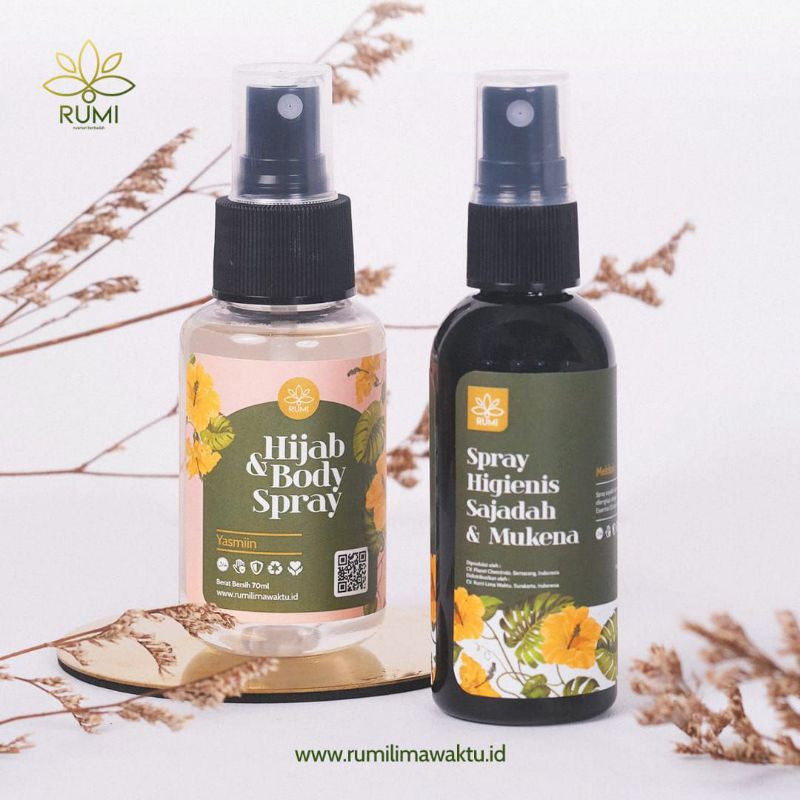 RUMI SPRAY HIGIENIS SAJADAH DAN MUKENA AROMA MEKKAH 50 ML