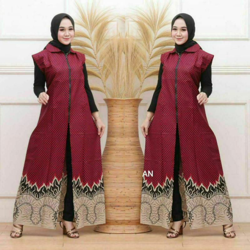 OUTER BATIK WANITA MOTIF MEGA MENDUNG