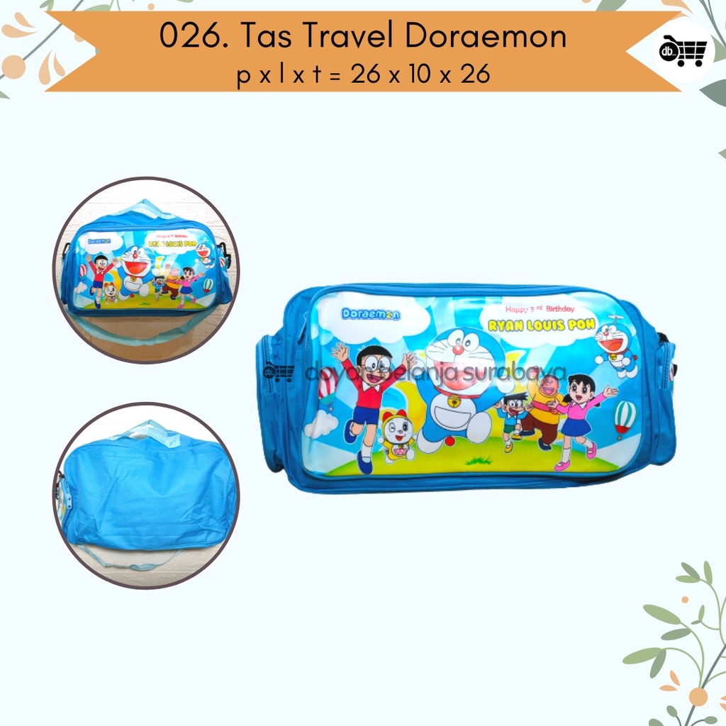 Tas Travel Anak/Tas Anak Cewek/Tas Anak Cowok/Tas Selempang/Tas Lucu/Tas Besar [PL]