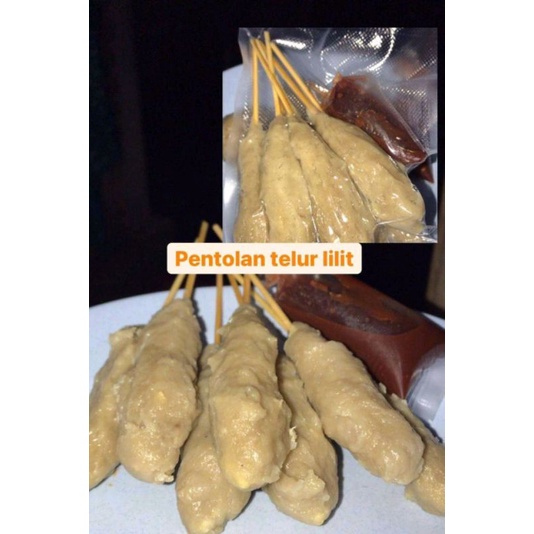 

bakso lilit daging isi telur