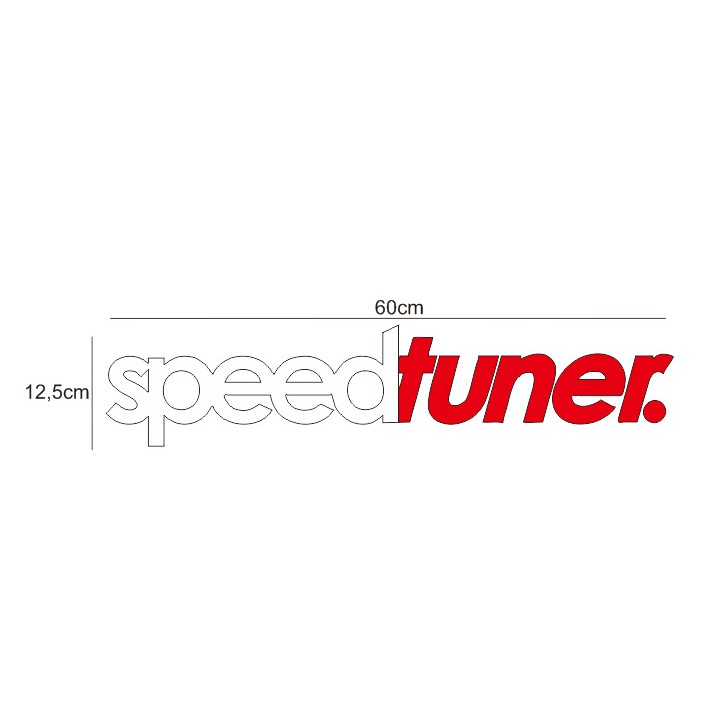 Stiker Kaca Mobil SpeedTuner Cutting Sticker