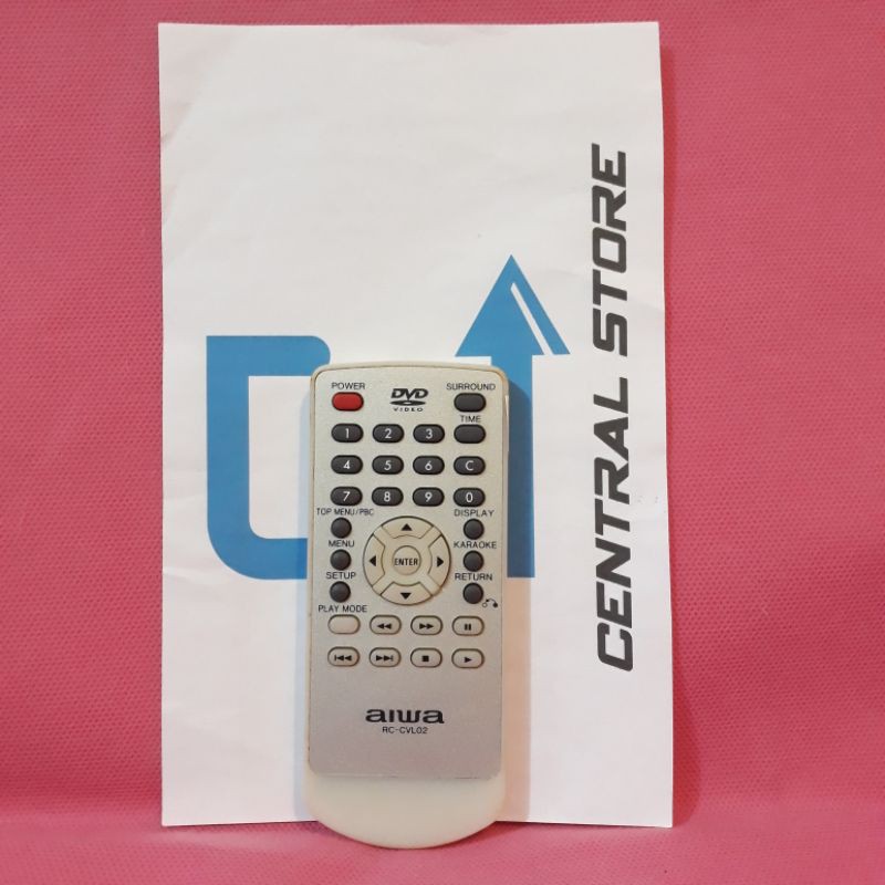 Remote DVD Aiwa RC-CVL02 ORIGINAL