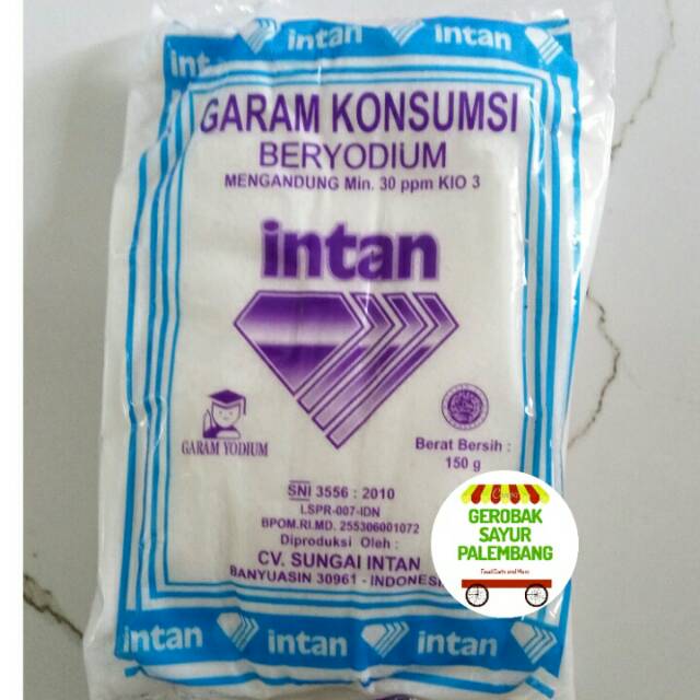 

Intan Garam dapur beryodium 150 g