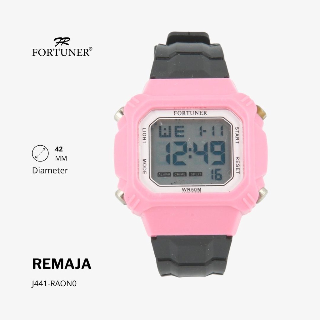 Jam Tangan Fortuner Jam Tangan Remaja Digital Water Resist Onyx (Q2N2) Jam Tangan Anak Jam Tangan An