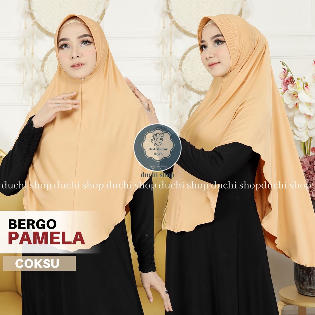 Jilbab bergo pamela Jersey / jilbab sport / Hijab Instan Jersey pinguin Jilbab Bergok Khimar Pinguin PET ANTEM Bahan Jersey Super / Jilbab Bergok Jersey / Kerudung Jersey Premium / Khimar Jersey-COKSU