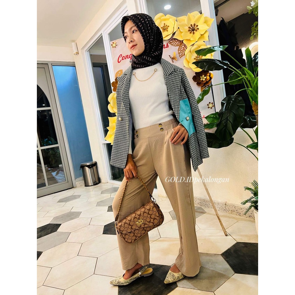 Kulot Chelsea Loose Pants // Kulot Highwaist Bahan Airflow Crinkle Premium Jumbo// Loose Pants Trousers Wanita // Celana Anti Kusut // Celana Kulot Wanita // Celana Kantor Formal/ Celana Kulot Crinkle Highwaist// Loose Cullote Pants // Kulot korean style