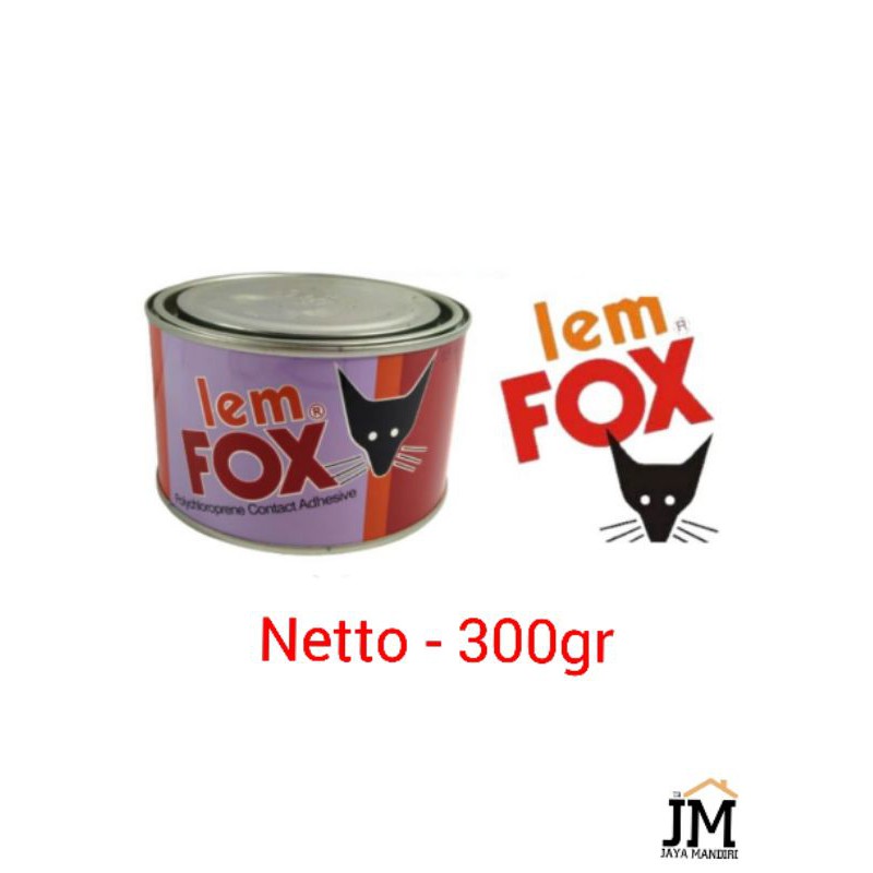 

Lem Fox Kuning 300gr / Lem Karpet HPL kulit Kayu Karet / Lem Vinyl