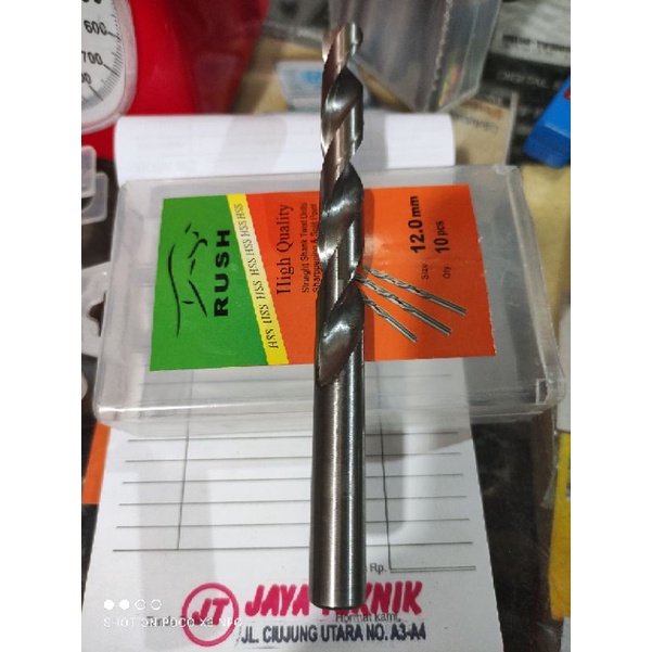 mata bor besi dan kayu 12.0 mm harga satuan/pc